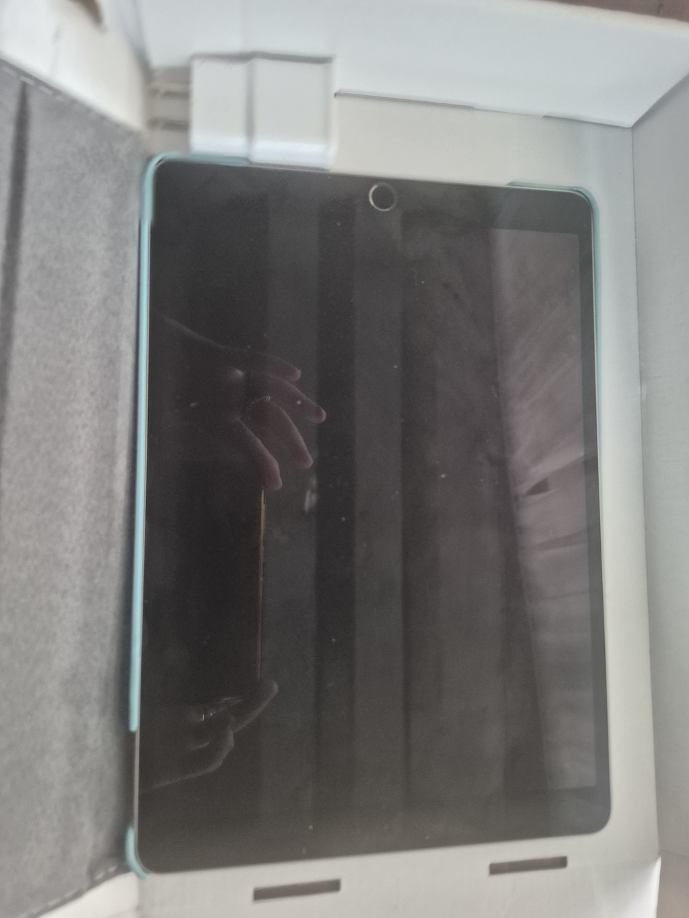 Unbranded Teal Frame Tablet – Portable Touchscreen Display